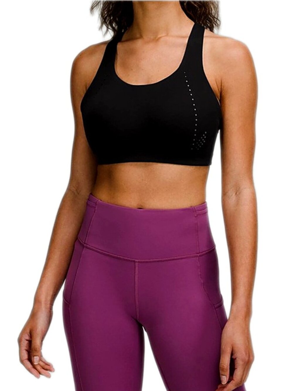 Lululemon Sports Bra AirSupport Bra High Support Black size 38DD